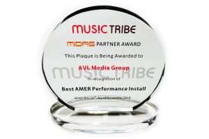 Trophy Best Performance AMER Music Tribe