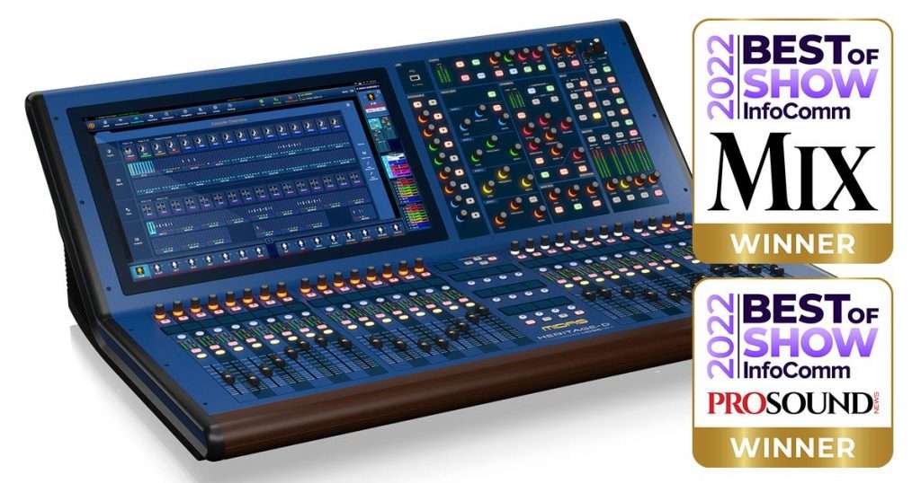 Best of Show InfoComm 2022 Mix and Prosound to Midas Console